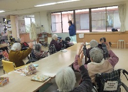 朝の集団リハ